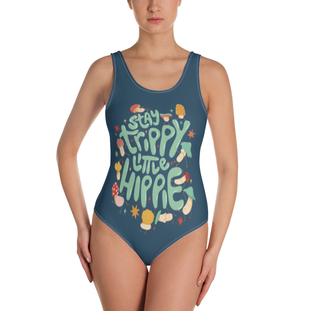 Trippy Hippie One Piece Swimsuit Oui Verte