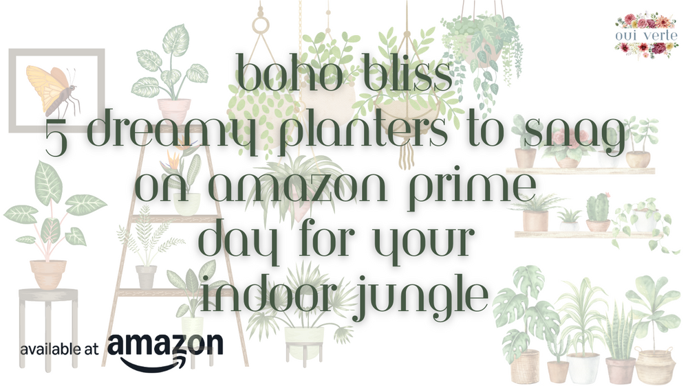 Boho Bliss: 5 Dreamy Planters to Snag on Amazon Prime Day for Your Indoor Jungle